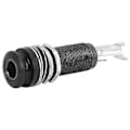 Miniatyrbillede 2 af 5: End Pin Jack med Strap Lock Funktion til Elektrisk Guitar Musikinstrumenter Tilbehør (Sort)