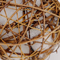 Miniatyrbillede 4 af 4: Legetøj til kæledyrsfugle Tyggelegetøj Fugl Rattan Bold Legetøj Til Papegøje Budgie