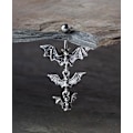 Miniatyrbillede 3 af 5: Pierced Owl Gothic Triple Vampire Bat Dangling Belly Button Ring