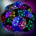 20 stk. Neon Balloner Glow Dot Mini Balloner til Black Light Fest