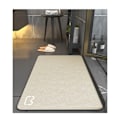 Miniatyrbillede 3 af 3: 1 stk. Beige Diatomit Bademåtte Absorberende Hurtigtørrende Skridsikker Beige