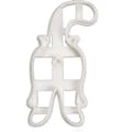 Miniatyrbillede 2 af 5: QQDD Kageudstikkere, 3D Katte Kageudstikkere til Børn, Kattehale Formet Katte Kageform til DIY Bagning, Kiks Prægning (form2)