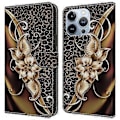 Miniatyrbillede 1 af 5: Til iPhone 16 Pro Max Cover PU Læder Wallet Flip Cover med Ståfunktion (Style C)