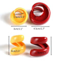 Miniatyrbillede 2 af 3: 2X Spiral Pølse Cutter Rød one size