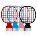 Miniatyrbild 1 av 5: Twist Comb Twist Hårkam, Lockkam, Afrokam, Hårkam, C