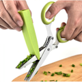 Miniatyrbillede 4 af 7: Urteknive i rustfrit stål til køkkenet - 5 blade - multifunktionelle