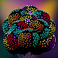 Miniatyrbillede 6 af 6: 20 stk. Neon Balloner Glød Prik Mini Balloner til Sort Lys Fester Gl