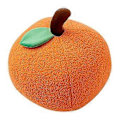 Miniatyrbilde 3 av 5: Gresskar myk pute kaki-pute oransje plysjleke (C)