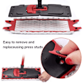 Miniatyrbillede 3 af 5: Mop Vileda Refill Sæt med 2 Lavette Vileda 2in1 Mop Mikrofiberstof til S