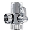 Miniatyrbillede 5 af 5: Alloy 1/4\" Rør Enkelt Snit til Ventil Diverter Switch Vanddeler Konvertering