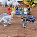Pikkukuva 2 / 5: Lasten 4 kpl DIY Dinosaurusten Maalaus 3D Dinosaurushahmot Piirustusmalli Graffiti Väritysluut
