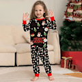 Miniatyrbillede 2 af 4: Julefamiliens Matchende Pyjamas Far Mor Datter Søn Trykt Natøj Ferie Soveværelse Jule PJs Sæt Pyjamas (5-6 År Børn)