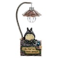 Miniatyrbilde 1 av 5: Nattlampe for skrivebord, hagedekorasjoner, mini håndverk leker, dekorasjonsgaver (firkantet trestubbe)