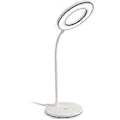 Miniatyrbilde 1 av 5: LED skrivebordslampe, øyevennlig bordlampe, 3 fargemoduser med 3 lysstyrkenivåer, dimmbar kontorlampe med adapter, berøringskontroll