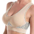 Pikkukuva 1 / 5: Urheiluliivit Saumattomat Plus-koko Sexy Push Up Bralette Naisten Rintaliivit Kehyksettömät Luut Yläosa Naisten Kuppimaiset Langattomat Rintaliivit Tube Top (4XL Iho)