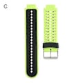 Miniatyrbillede 1 af 5: Urrem Blød Hurtig Udskiftning Tofarvet Silikone Smart Urrem til Garmin Forerunner/235/220/230/620/630/735xt( C)