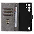 Miniatyrbillede 5 af 5: Til ZTE nubia Red Magic 10 Pro 5G/10 Pro+ 5G Wallet Case RFID-blokering PU Læder Cover Stativ View (Sort)