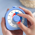 Miniatyrbild 4 av 5: Blå visuell timer Timer Klocka Blå