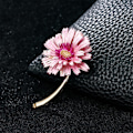 Miniatyrbillede 3 af 5: Emalje Broscher til Kvinder med Støvdrager Blomster Brosche Nåle til Håndværk Brosche Buketter til Bryllup Smykker Gaver til Kvinder