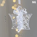 Miniatyrbilde 1 av 5: 1 stk Julepynt Akryl Krystall Juletre Ornament DIY Juledekorasjon (N6)