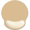 Miniatyrbillede 1 af 5: (Beige Skum) Håndledsstøtte Musemåtte, Ergonomisk Memory Skum Musemåtte 9x10in Skridsikker Gummibase Smertelindring Musemåtte