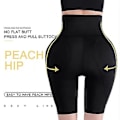 Miniatyrbillede 3 af 5: Shapewear Polstrede Numseløfter Trusser Høj Talje Trainer Til Kvinder Mavekontrol Body Shaper Hofteforstærker Lår Slankende (L SORT)