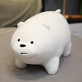 Miniatyrbild 3 av 3: Vi Bare Björnar Plyschdocka Isbjörn/Grizzly/Panda Fylld Leksak De Tre Bare Björnar Cartoon Figur Kudde Ornament för Barn (Panda)