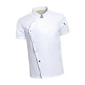 Miniatyrbild 2 av 5: Arbetskläder Uniform Storkök Plus Size M Storlek Vit (3XL Storlek Vit)