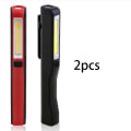 Pikkukuva 1 / 5: Ladattava LED-työvalo, 2 kpl 350 lumenin COB-mekaanikon valo