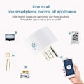 Miniatyrbillede 4 af 5: Smart Plug WiFi Stikdåse med Fjernbetjening & Timer Funktion Fungerer med & Assistent 10A Smart Stik Ingen Hub Nødvendig 2.4G Wi-Fi Kun