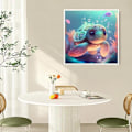 Miniatyrbild 3 av 5: Diamantmålningssatser för havssköldpaddor för vuxna - Söt havssköldpadda diamantkonstsatser för vuxna, DIY 5D diamantmålning med