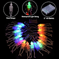 Miniatyrbilde 2 av 5: Skeleton Lights Halloween String Lights - 10Ft 20LEDs Skeletons H