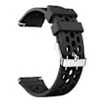 Miniatyrbillede 1 af 5: 22MM Blød Silikone Urrem Udskiftning til Huawei Watch GT 2e - Sort (Sort)