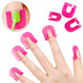 Miniatyrbilde 3 av 6: Manikyr Anti-overflow Cover Neglelakk Stenciler Kit 52 Stykker Negle P