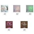 Miniatyrbilde 4 av 5: 2023 Ny 36 LED Nattlys Bonsai Tre Lys Gypsophila Lys Hjemmefest Bryllup Innendørs Dekor Nattlys( )