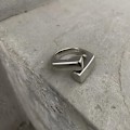 Miniatyrbillede 4 af 5: Guld/Sølv Klodset Åben Ring Justerbar Fashion Statement Ring til Kvinder Damer Gave