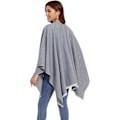 Miniatyrbilde 3 av 5: Elegant sjal med åpen front for kvinner, myk poncho, egnet for vår, høst og vinter