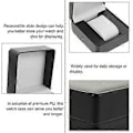 Miniatyrbild 2 av 4: Resefodral för Armbandsur Klockdisplaybox PU Läder Klockbox Förvaringsorganisatör