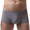 Miniatyrbild 1 av 5: Fianao Herrar U Konvex Isilks Underkläder Seamless Super Tunna Boxer Underkläder (S Grå)