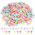 Miniatyrbilde 2 av 5: 100 stk. Kryssperler Religiøse Chunky Ornament Akryl Chunky Candy Color