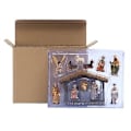 Miniatyrbilde 2 av 5: Julekrybbe 2022 Jesus Fødsel Statue Harpiks Hjemmekontor Skulptur Dekorasjon Ornamenter Gaver ( )