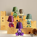 Miniatyrbillede 3 af 5: Thinker Karakter Dekorationsbordlampe Kreativ Lille Guldfigur Led Bordlampe Berøringsstyret Dæmpbar Jern Harpiks Skrivebordslampe (Mr WHY Multifarvet)