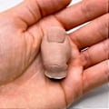 Miniatyrbillede 1 af 2: Sjove Hårede/Skaldede Tommelfinger Spænder Sko Dekorationer Charm Til Træsko Hjemmesko Tilbehør (2 stk. Skaldet)