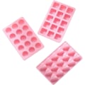 Miniatyrbillede 1 af 4: 3-delt slik- og chokoladeform i non-stick med hjerteform,