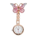 Miniatyrbilde 1 av 3: 1 stk Butterfly-formet Sykepleierklokke Teleskopisk Sykepleierklokke Delikat Lommeklokke