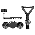 Miniatyrbild 2 av 5: Mini Racing Games Hjälp Gamepad Ratt För Xbox Series X/s Controller Add-on Paddels