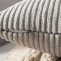 Miniatyrbillede 2 af 5: 2PC Sofa 45x45cm Lysegrå Fløjls Pudebetræk Skandinavisk Dek