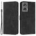 Miniatyrbillede 1 af 5: Til Motorola Edge 50 Fusion 5G Etui Magnetisk Lås PU Læder Stand Telefon Cover (Style A)