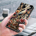 Miniatyrbillede 5 af 5: Til iPhone 16 Pro Max Cover PU Læder Wallet Flip Cover med Støttefunktion (Style D)