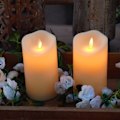 Miniatyrbillede 2 af 5: 6\" x 3,25\" Udendørs Vandtæt Flammeløs Lys Flimrende Bevægelig F